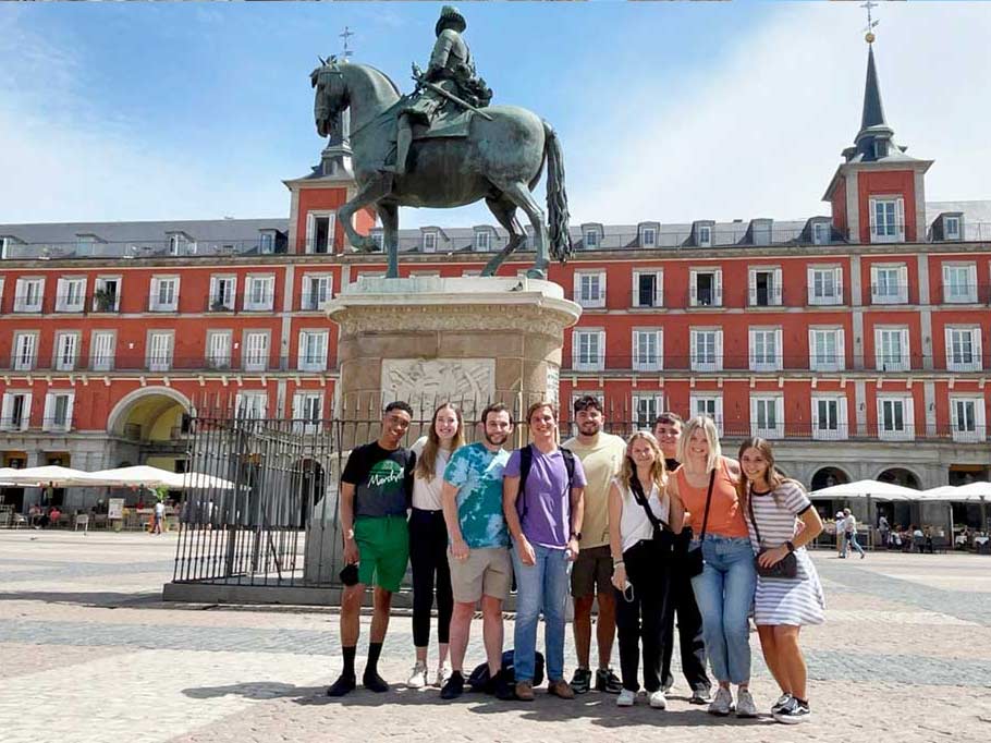 CEA CAPA Study Abroad Students in Madrid